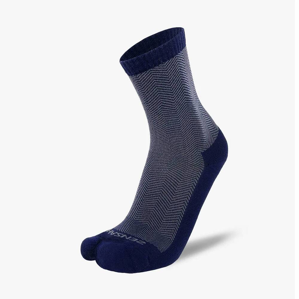 NEW ZENSAH bunion ease socks - pair in navy/grey